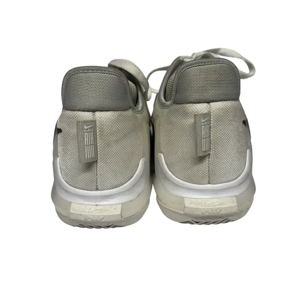 Nike LeBron Witness 6 CZ4052-102 Summit White Metallic Platinum Men’s Size 8